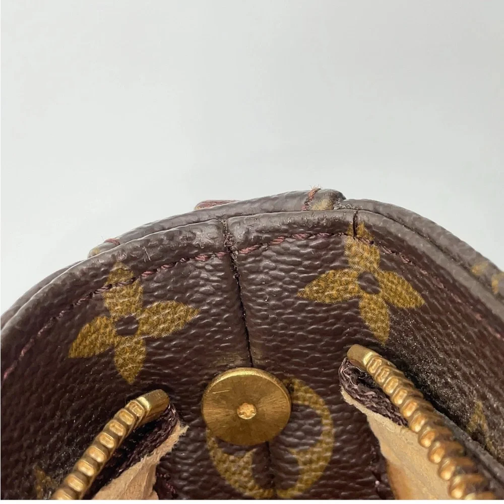 Louis Vuitton Looping Shoulder Bag GM Brown- authentic EUC